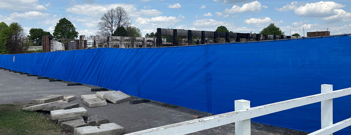 The first stage in the preservation of Hangar 3 begins