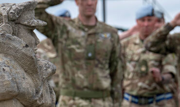 Honouring History: Wreath-Laying Ceremony at Old Sarum AOP Memorial